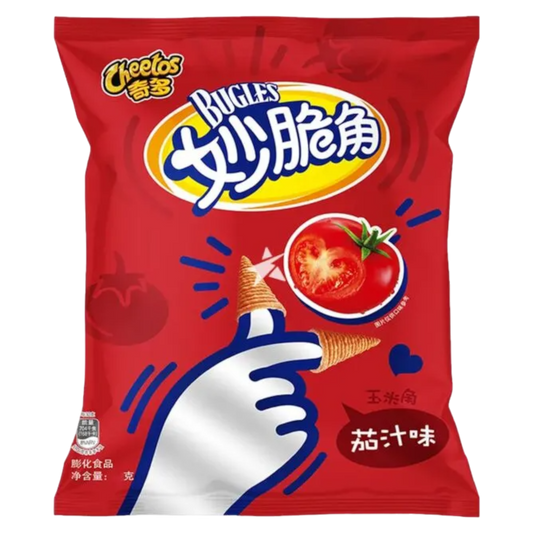 Cheetos Bugles Corn Snack Tomato Sauce Flavored Chips "China" 65g