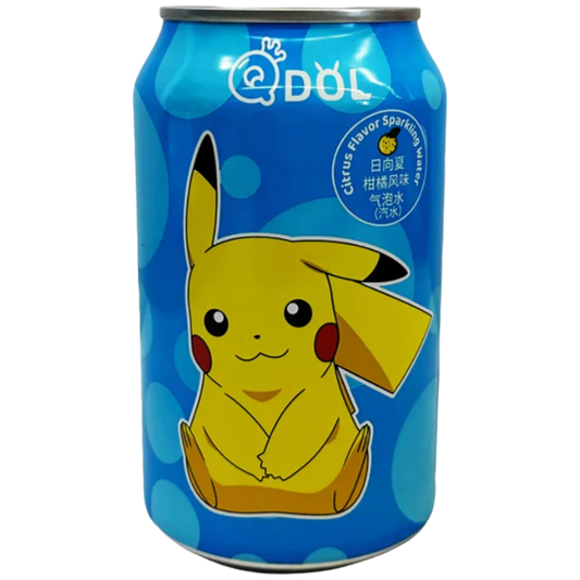 QDOL – Fennekin Sparkling Water Citrus Pikachu Flavor "Chinese Edition" - 330ml