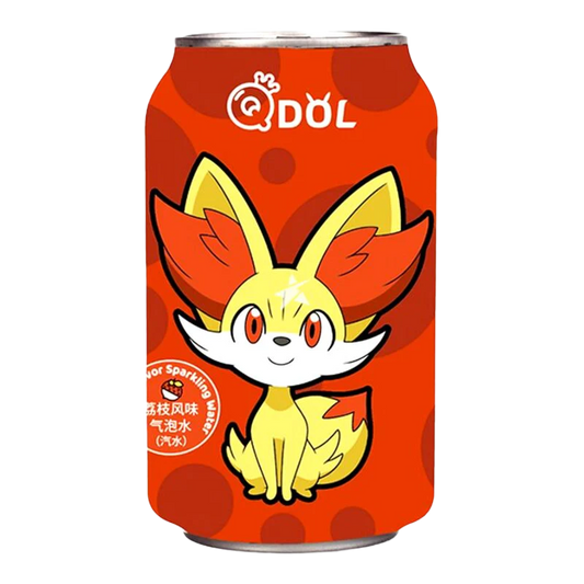 QDOL – Fennekin Sparkling Water Lychee Flavor "Chinese Edition" - 330ml