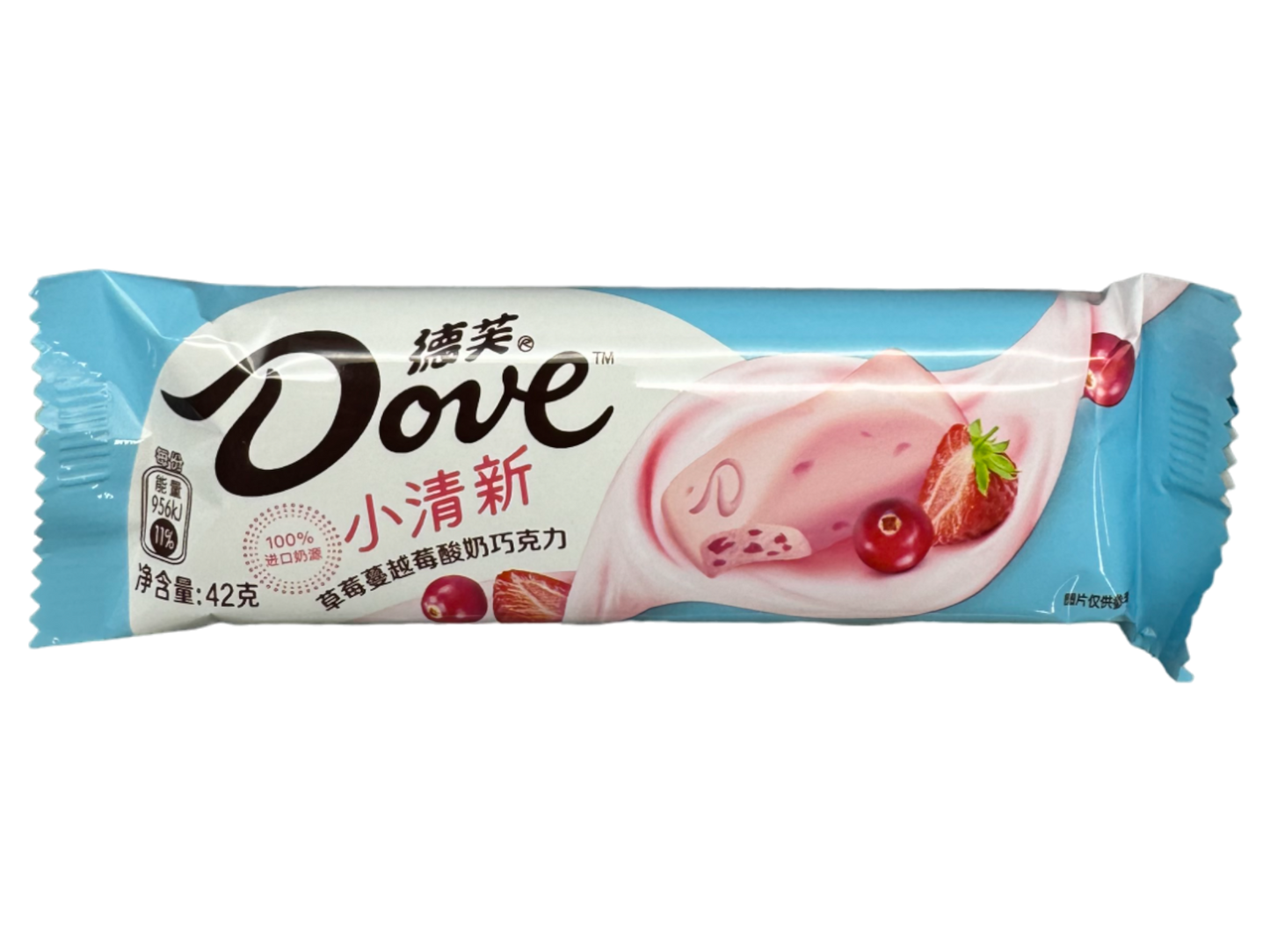 Dove Chocolate Strawberry Cranberry Yogurt Flavor (China) 42g