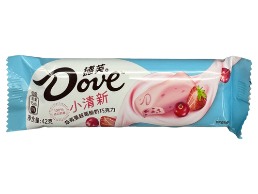 Dove Chocolate Strawberry Cranberry Yogurt Flavor (China) 42g