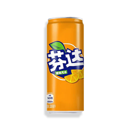 Fanta Orange Can "China Edition" - 330ml