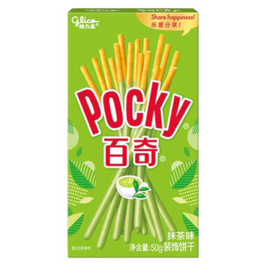 Pocky Milky Matcha Green Tea Flavored Biscuit Sticks "Japan" 50g