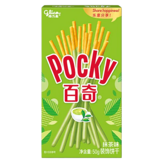 Pocky Milky Matcha Green Tea Flavored Biscuit Sticks "Japan" 50g