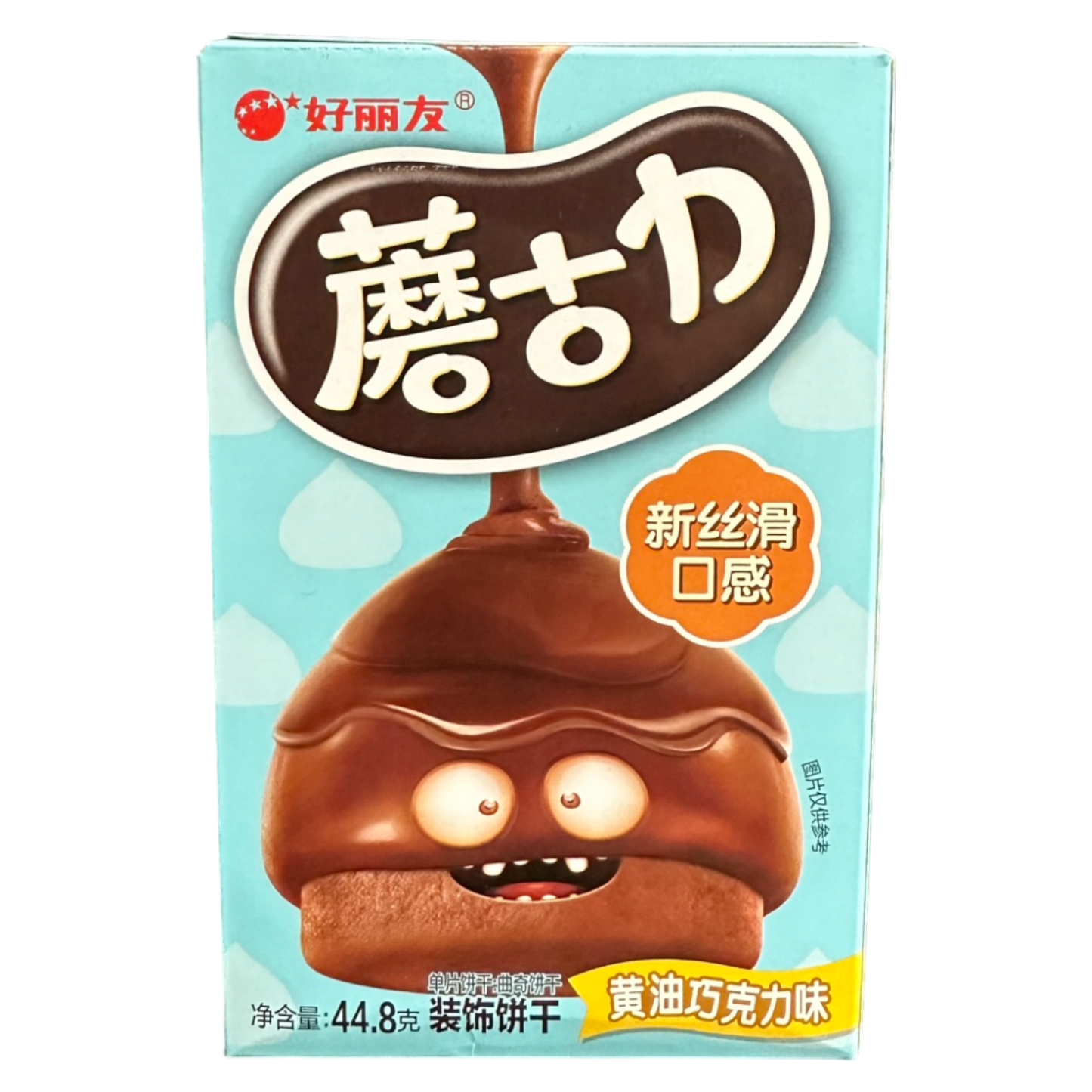 Orion Mushroom Shaped Biscuit Butter Chocolate flavor "China" 44.8g