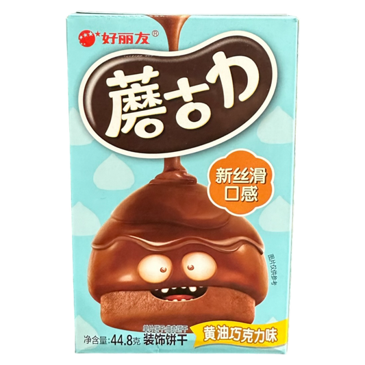 Orion Mushroom Shaped Biscuit Butter Chocolate flavor "China" 44.8g