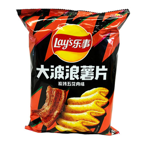 Lay's Wave Potato Chips Grilled Pork Flavor "China" 70g