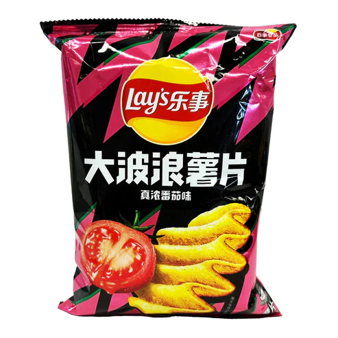 Lay's Wave Potato Chips Pure Tomato Flavor "China" 70g