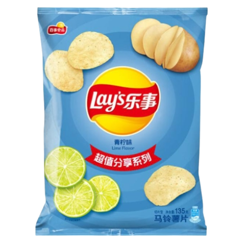 Lay's Potato Chips Lime Flavor "China" 135g