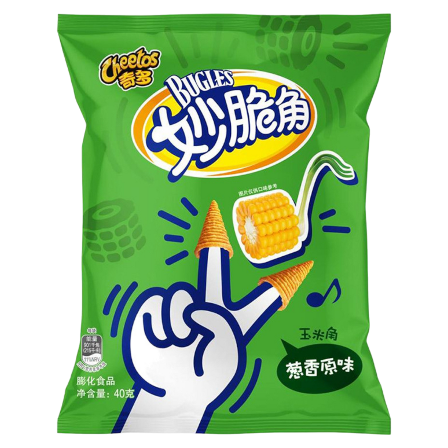 Cheetos Bugles Spicy Onion Corn Crisp Flavor "China" 40g