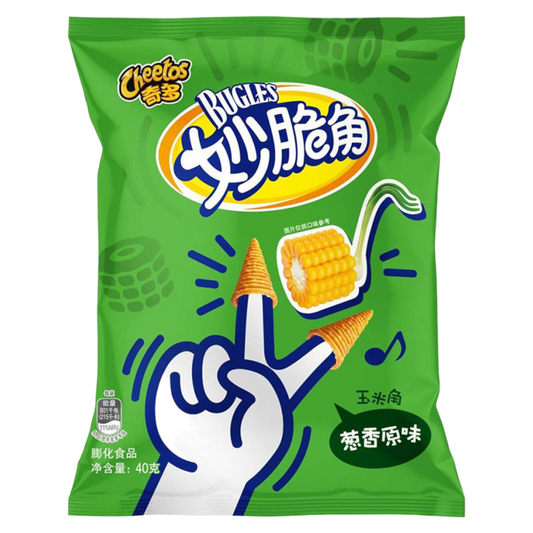 Cheetos Bugles Spicy Onion Corn Crisp Flavor "China" 40g