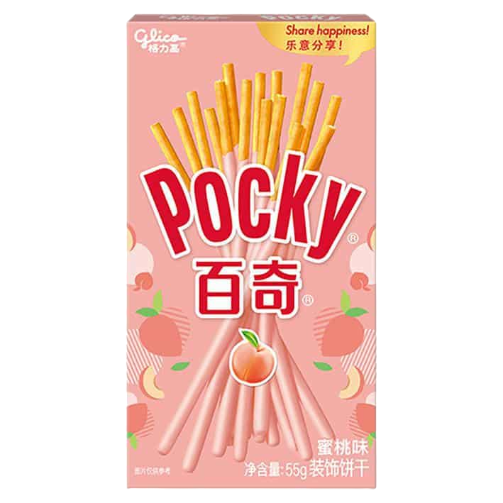 Pocky Peach Flavored Sticks "Japan" 55g