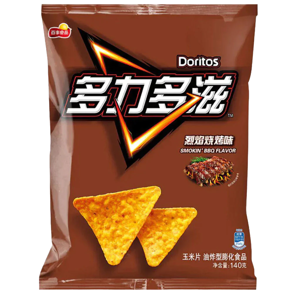 Doritos Smokin Barbecue Flavored Chips "China" 68g